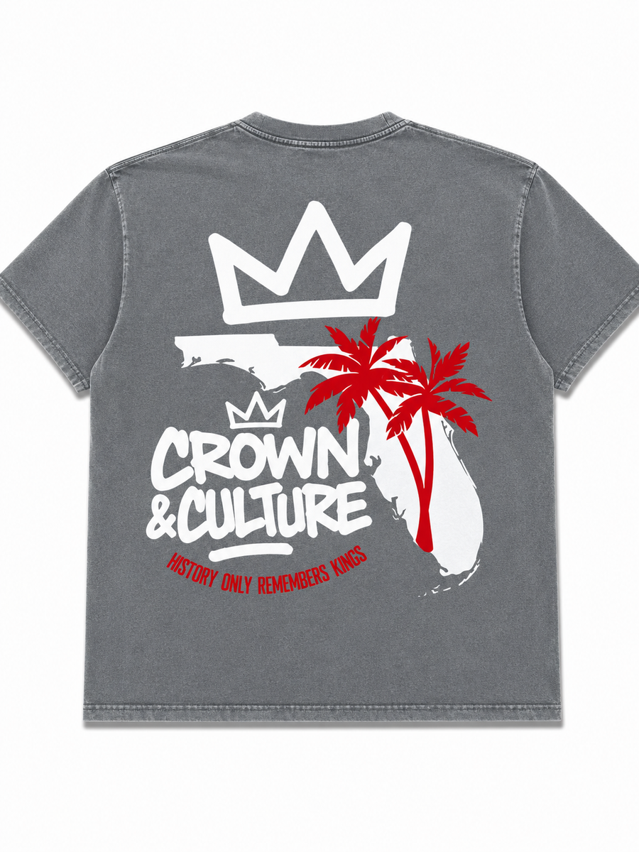 Grey Crown & Culture Short-Set