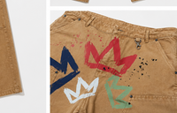 Oversized paint splatter cargos