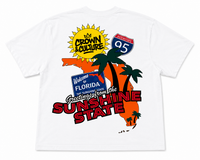 White Sunshine state tee