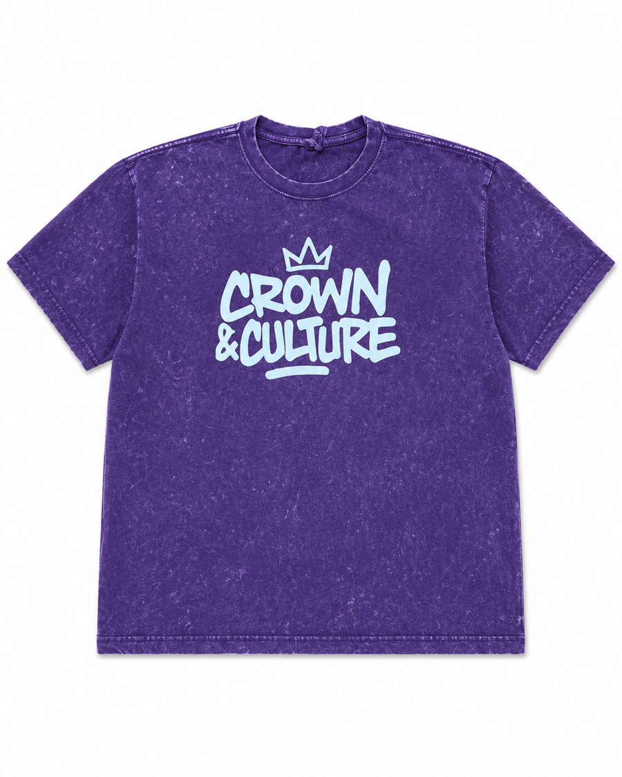 Purple Crown & Culture Short-Set