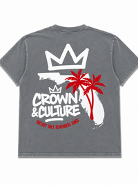 Grey Crown & Culture Short-Set