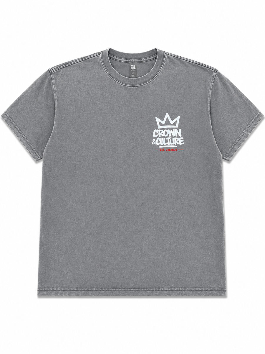 Grey Crown & Culture Short-Set